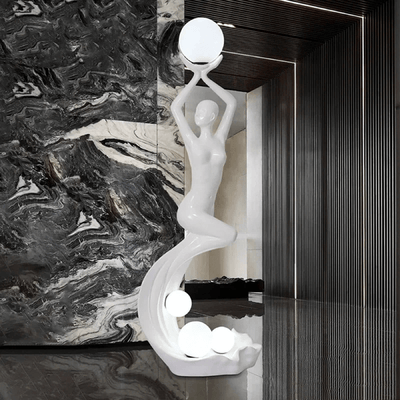 Muse Modern Sculpture Floor Lamp