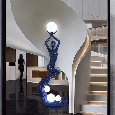 Muse Modern Sculpture Floor Lamp