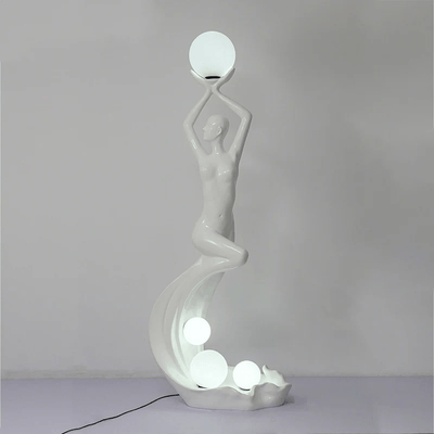 Muse Modern Sculpture Floor Lamp