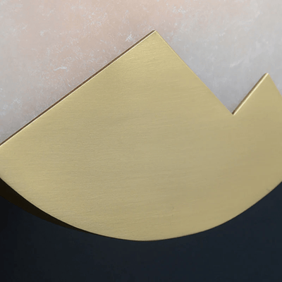 Nivisenne Mountain Shaped Alabaster Wall Light