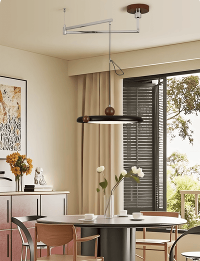 Ruby Line Swing Arm Pendant Lamp