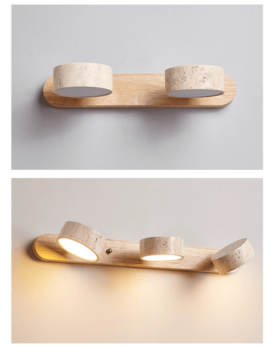 Neramere Travertine Duo Indoor Wall Light