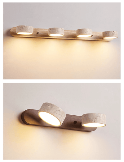 Neramere Travertine Duo Indoor Wall Light