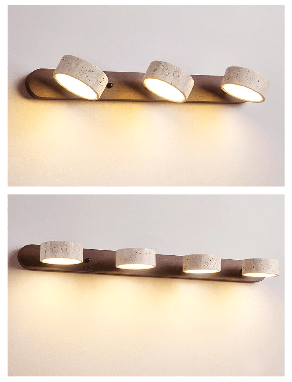 Neramere Travertine Duo Indoor Wall Light