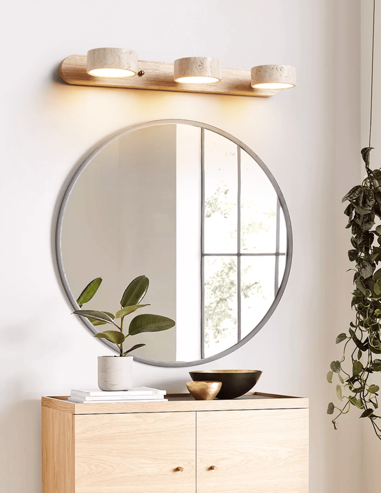 Neramere Travertine Duo Indoor Wall Light