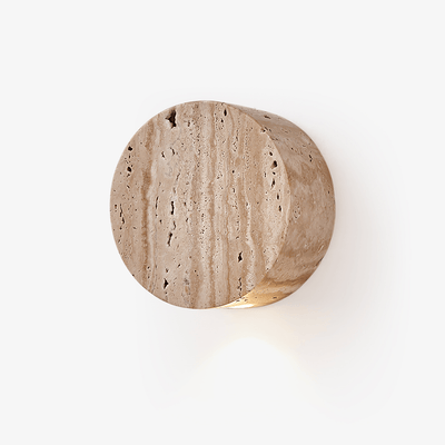 Caelan Travertine Wall Sconce - Neutral Decor