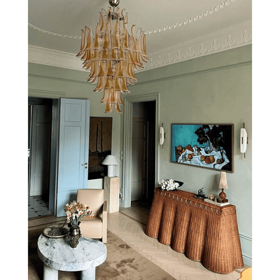 Orlian Glass Petals Pendant Lamp