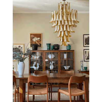 Orlian Glass Petals Pendant Lamp