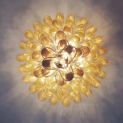 Orlian Glass Petals Pendant Lamp