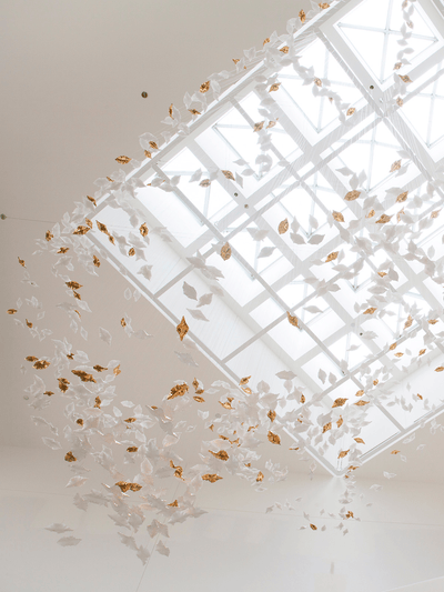 Wrenstead Leaf Twisted Sculptural Chandelier