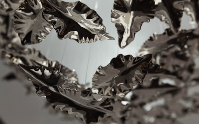 Wrenstead Leaf Twisted Sculptural Chandelier