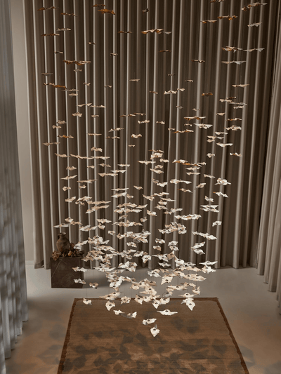 Wrenstead Leaf Twisted Sculptural Chandelier