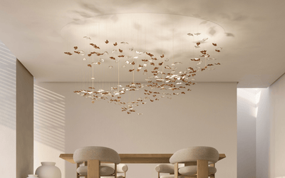 Wrenstead Leaf Twisted Sculptural Chandelier