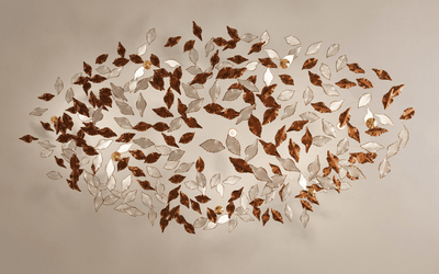Wrenstead Leaf Twisted Sculptural Chandelier