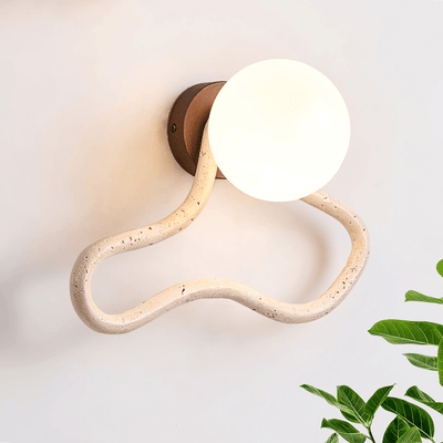 Meldox Travertine Wall Sconce