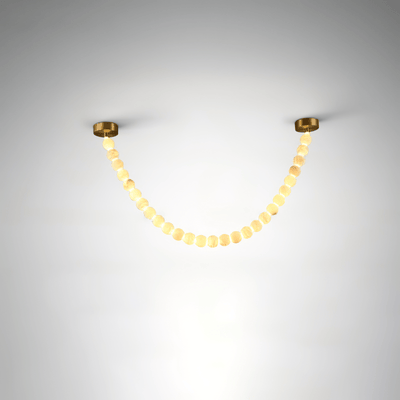 Grempt Alabaster Pearl Necklace Chandelier