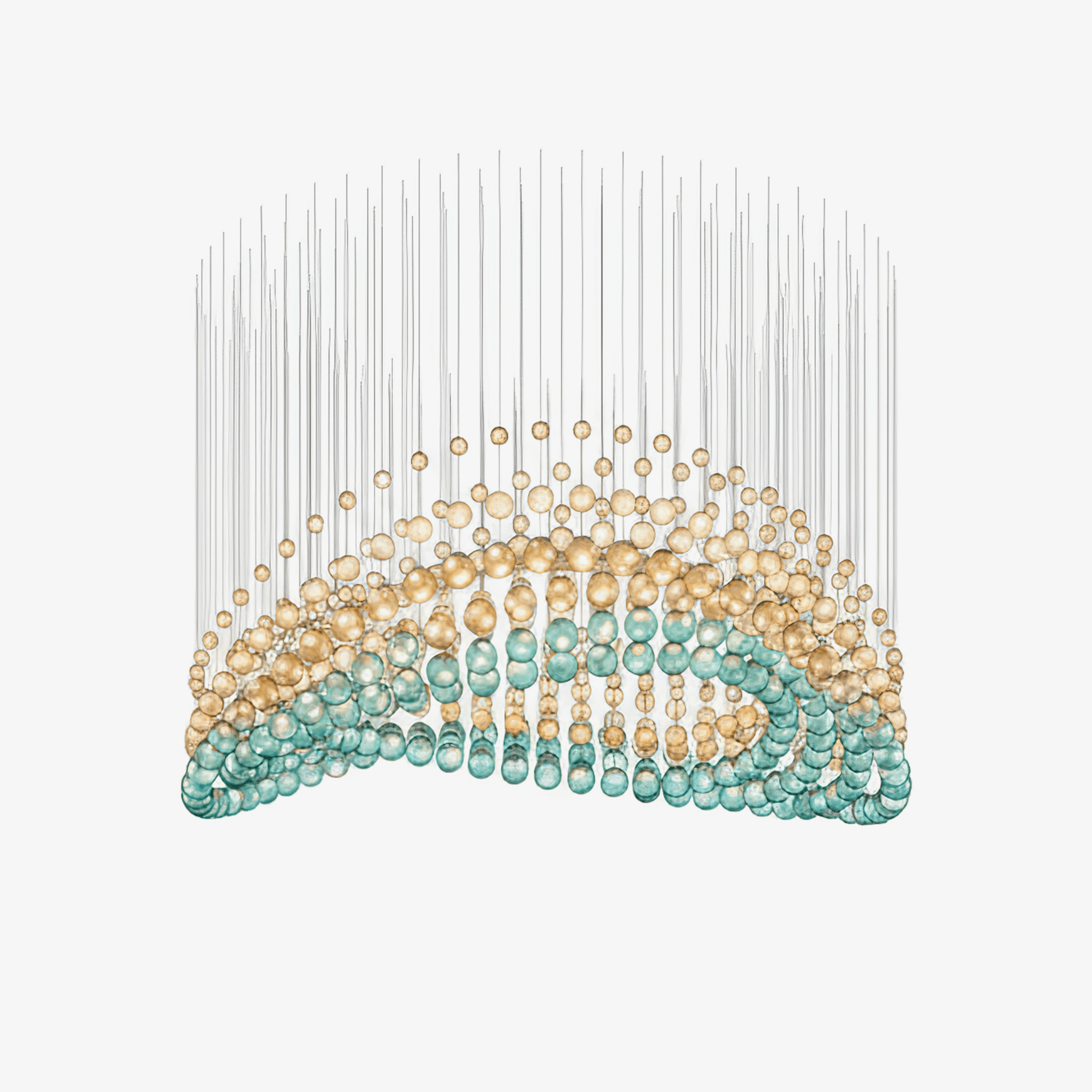 Pearl Veil Couture Cascade Customize Chandelier