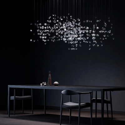 Elmsley Raw Crystal Chandelier