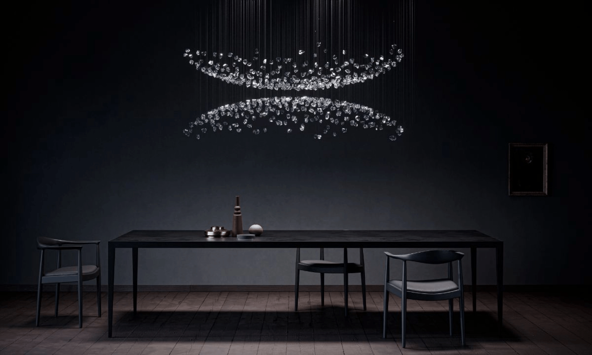 Elmsley Raw Crystal Chandelier