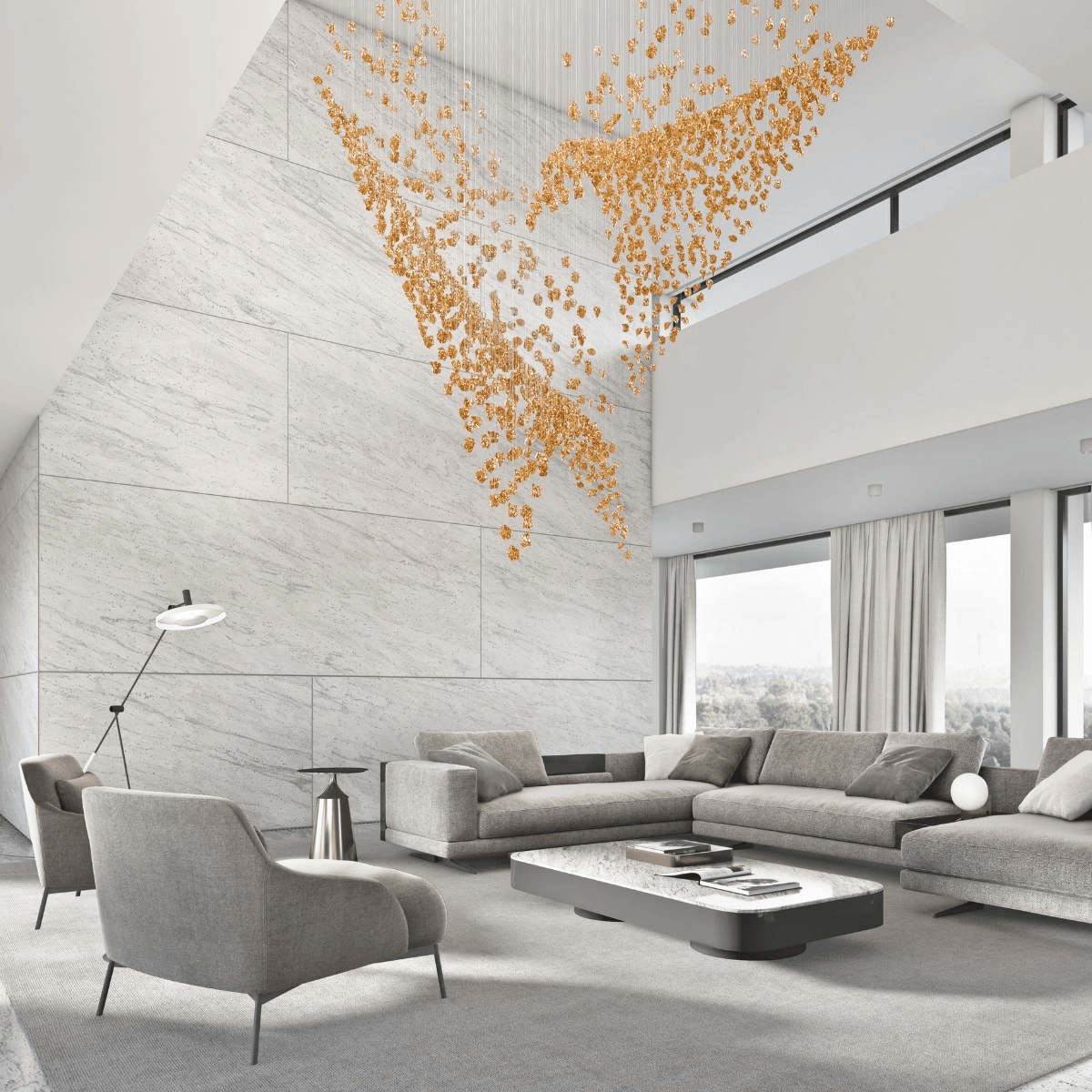 Elmsley Raw Crystal Chandelier