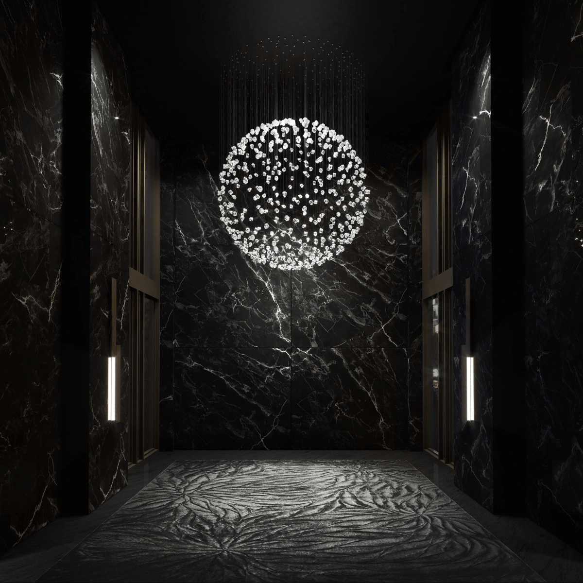 Elmsley Raw Crystal Chandelier