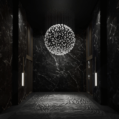 Elmsley Raw Crystal Chandelier