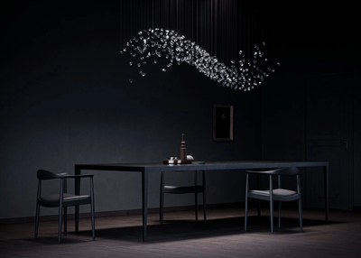 Elmsley Raw Crystal Chandelier