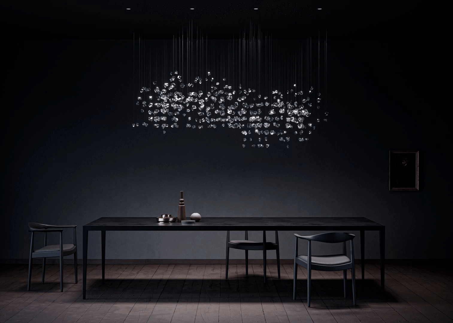 Elmsley Raw Crystal Chandelier
