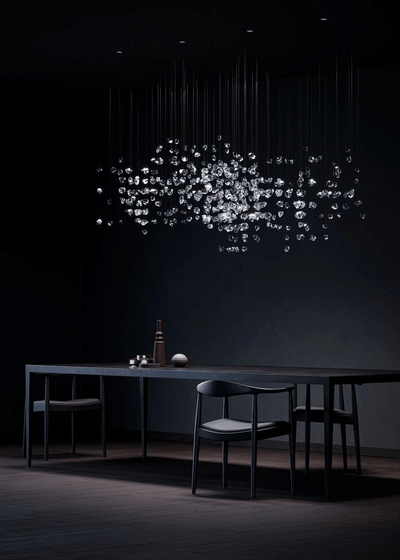 Elmsley Raw Crystal Chandelier