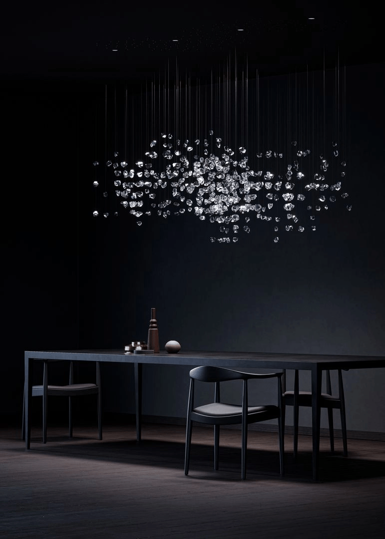 Elmsley Raw Crystal Chandelier