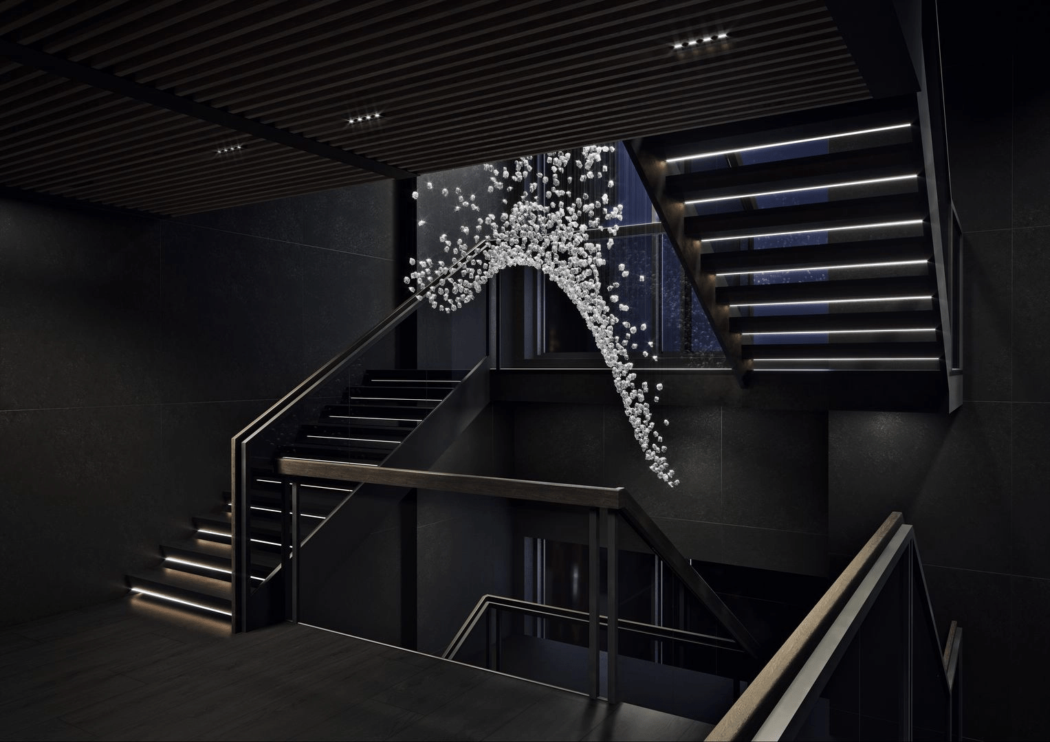 Elmsley Raw Crystal Chandelier