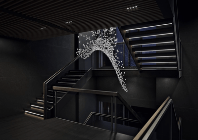 Elmsley Raw Crystal Chandelier