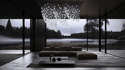 Elmsley Raw Crystal Chandelier
