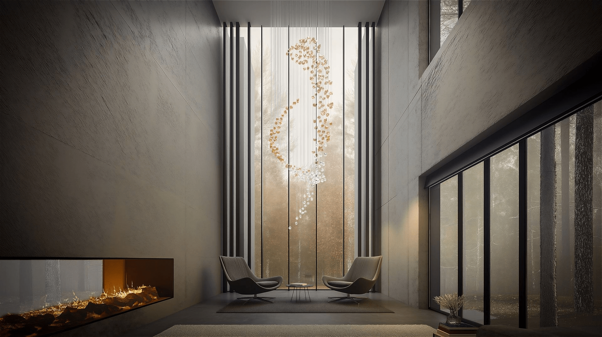 Elmsley Raw Crystal Chandelier
