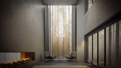 Elmsley Raw Crystal Chandelier