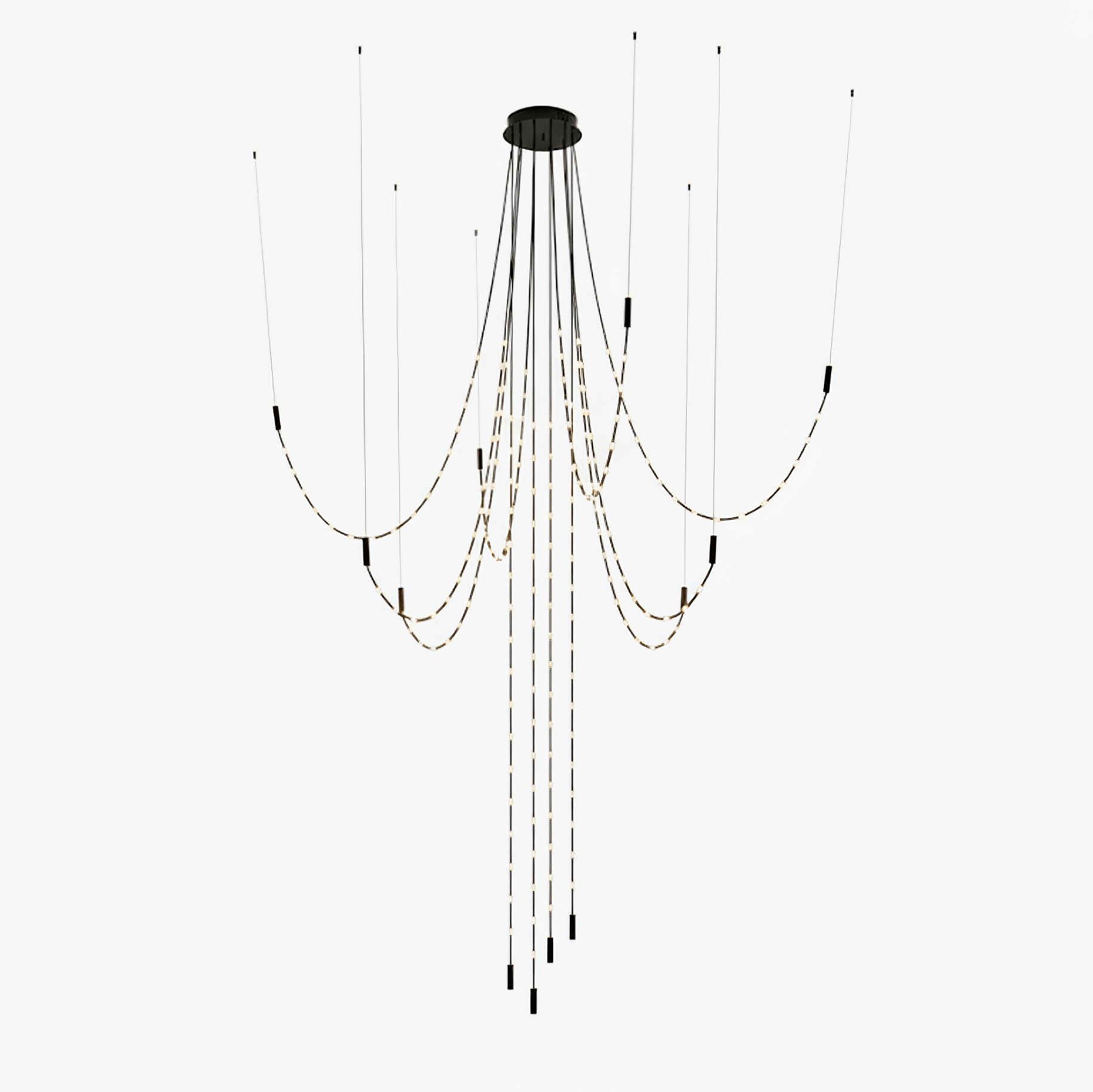 Constellation Matrix Cascade Chandelier