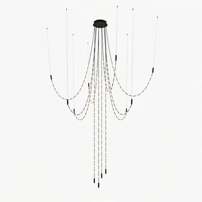 Constellation Matrix Cascade Chandelier