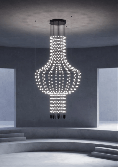 Constellation Matrix Cascade Chandelier