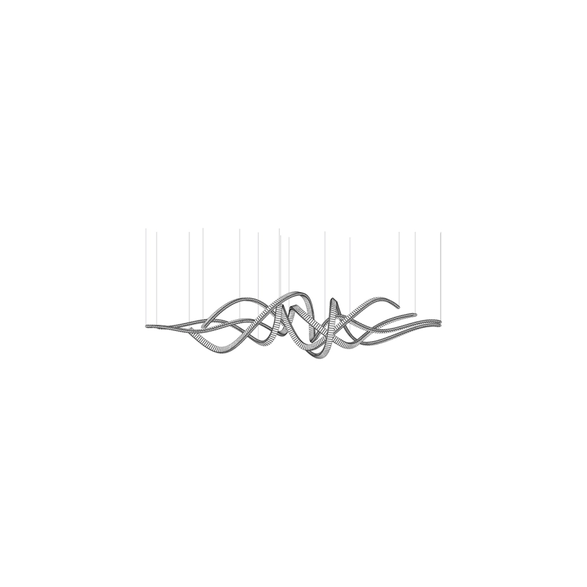 Thalorine Inspiral Chandelier