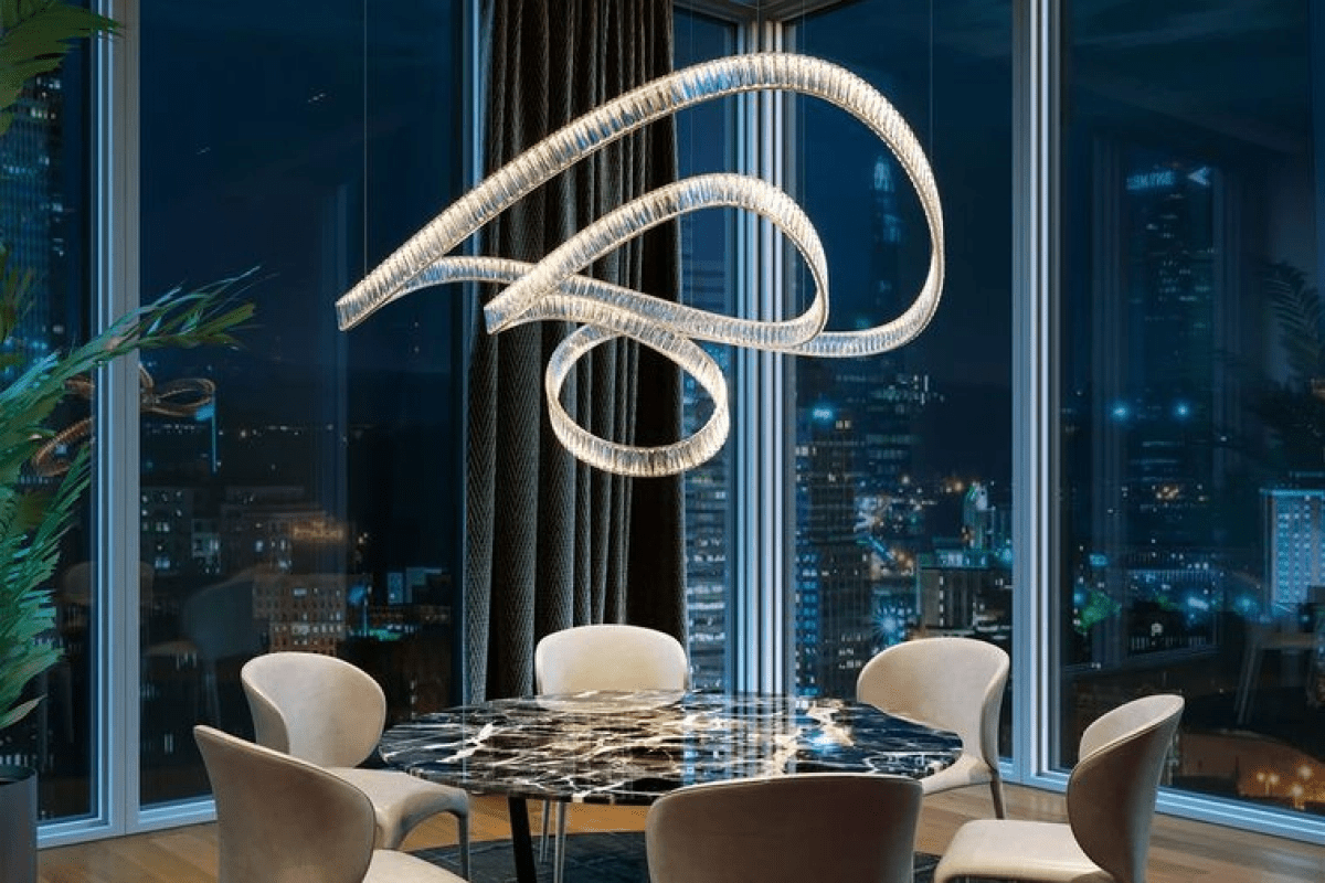 Thalorine Inspiral Chandelier