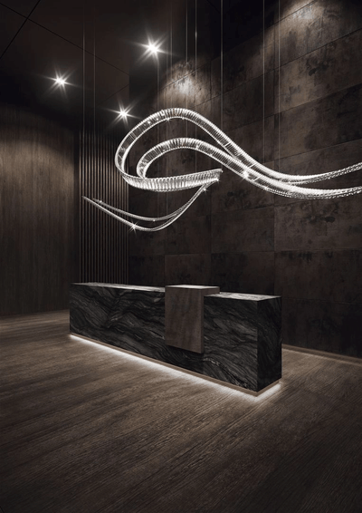 Thalorine Inspiral Chandelier