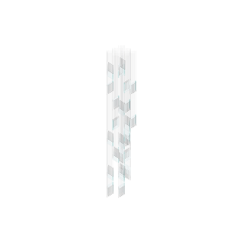 Lucanielle Diamond Cloud  Strata Customize Chandelier