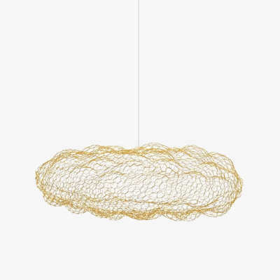 Rivelaine Golden Cloud Weave Pendant Light