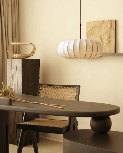Caedwyn Lantern Silk Pendant Lamp