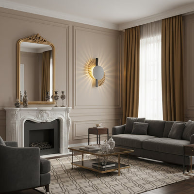 Arbordale Gilded Fan Wall Lamp