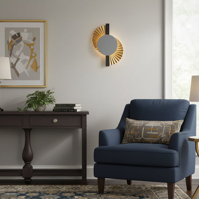 Arbordale Gilded Fan Wall Lamp