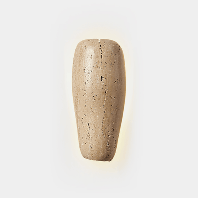 Haldenra Earthy Stone Wall Sconce