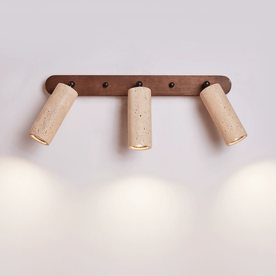 Sereise Travertine Beam Wall Light
