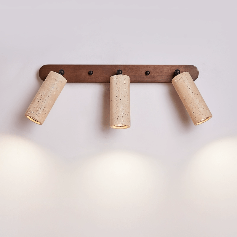 Sereise Travertine Beam Wall Light