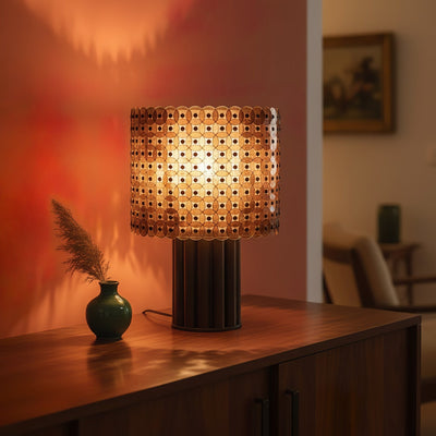 Calaliella Disc Lattice Table Lamp